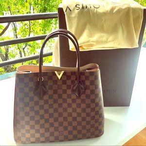 LV Damier Ebene Canvas Kensington V bag